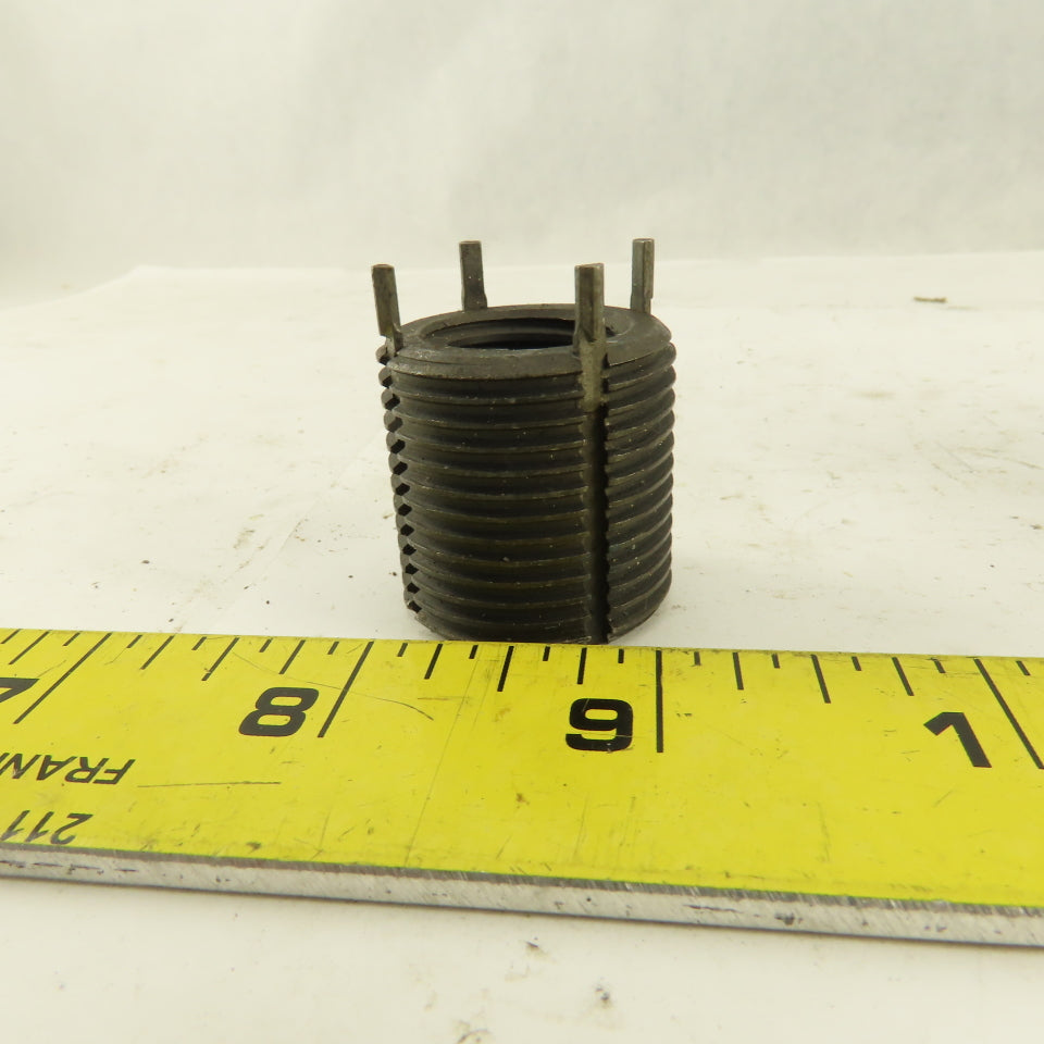 3/4"-10 Internal 1-1/8"-12 External Thread Steel Key Locking Thread Insert 5 Pcs