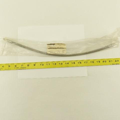SSP Inc. ISST4TFE4DTA4DTA18 1/4" Stainless Steel Braided Duolok Tube 18"