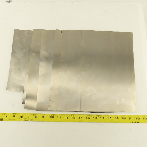 Artus 8" x12" x0.005 Steel Shim Stock 6 Sheets