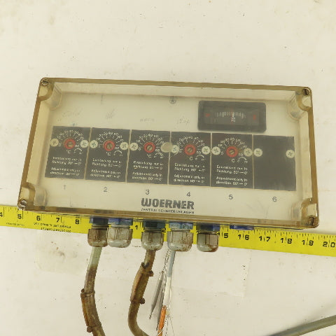Woerner Analog 5 Station Temperature Controller 80°C - 0°C