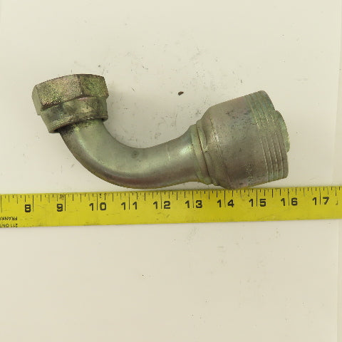 1-1/4" (-20) Hose Crimp x 1-1/4" (-20) Swivel Seal Lok 90° Elbow