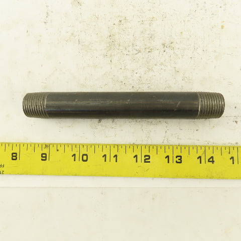 1/2" x 6" Schedule 40 Steel Welded Black Pipe Nipple Lot of 12