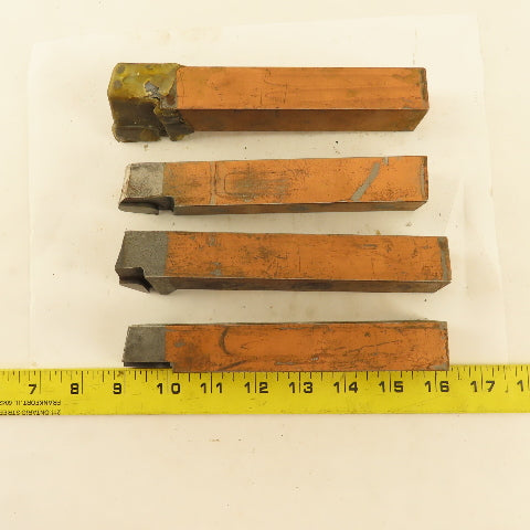Carboloy FR16 C5 1" Square Shank Indexing Insert Lathe Tool Holder Lot Of 4