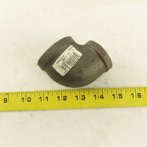 Anvil 1-1/4 to 1" NPT Skd 40 Malleable 90° Reducing Elbow Black Pipe USA Lot/5