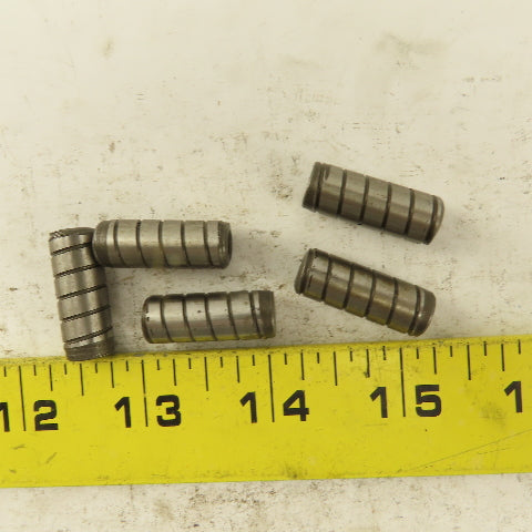 3/8" x 1" Alloy Steel Spiral Groove Pull Dowel Pin 10-32 Lot Of 5