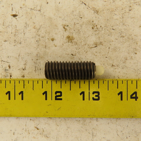Vlier NNS-61 1/2-13 Hex Steel Locking Spring Plunger 1/4" Delrin Nose Lot Of 5