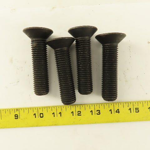 M20-2.5 x 80mm SHCS Gr. 10.9 Flat Head Socket Head Cap Screw Lot Of 4