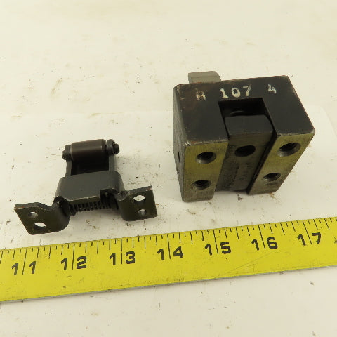 Danly IEM C107 4 Punch Press Die Spring Loaded Stock Pusher Ejector Wedge Set