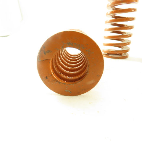 5/8" x 1-1/4" OD BROWN Die Spring 0.1295" Square Wire Lot Of 3
