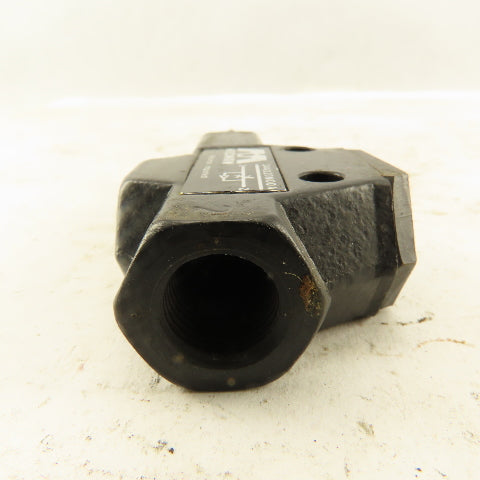 Mecman 344/120 MOD A Pneumatic Flow Control Check Valve 1/4 NPT