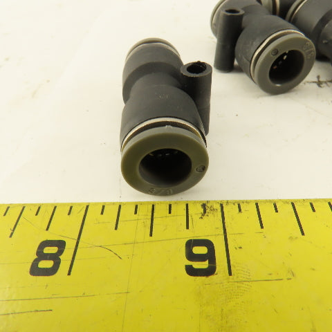 3/8" Tube x 3/8" Tube Nylon Union Fitting Lot of 13
