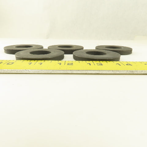 1" ID x 2" OD 1/4" Thick Flat Spacer Washer Lot Of 5