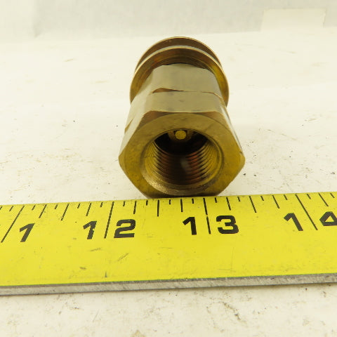 Snap-Tite BVEAC-8 Brass Hydraulic Quick Connect 1/2" Female NPT 1/2" Socket