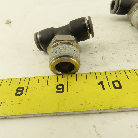 Push to Connect Branch Tee 3/8" Tube x 1/2" NPT Male Lot of 5