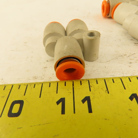 1/4 Tube Push To Connect "Y" Connector Lot of 5