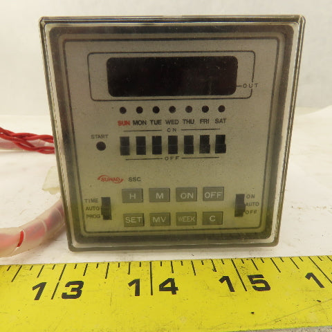 Sunao SSC-712 100/200V 50/60Hz 7 Day Week Hour Minute Timer