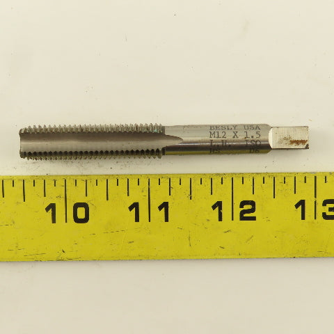 Besly X-Press M12x1.5 Left Hand 2 Flute Straight Bottoming Hand Tap