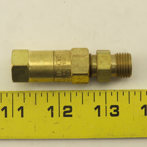 Harris 88-6CVRR Torch End Check Valve B Style Fitting 9/16"-18