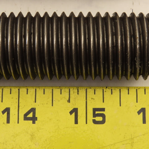 1"-8 Full Length Thread Threaded Rod Stud 8" Long Lot Of 2
