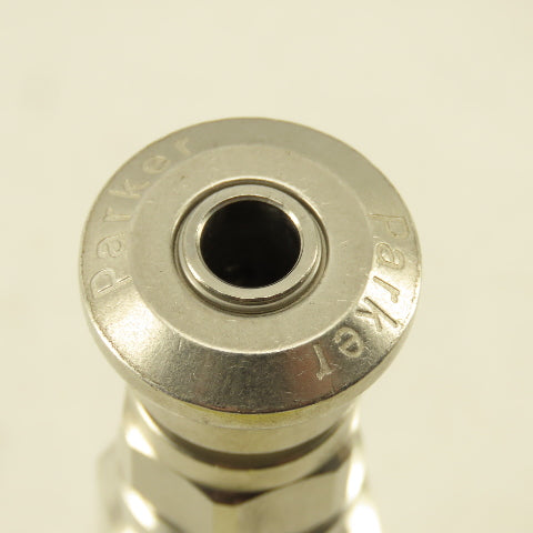 Parker 1/4" Connection x 1/4" Compression Quick Connect Air Chuck Stainless