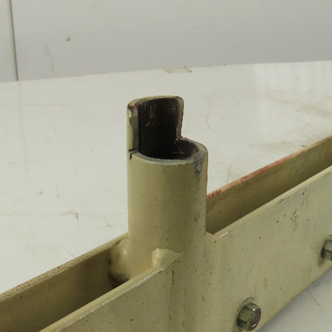 54-1/2" Conveyor Shake Wheel Side Roller Guide Assembly