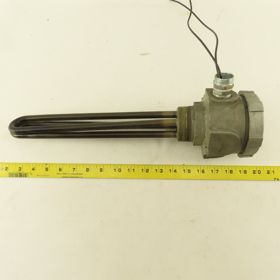 Chromalox 480V 1.5kW 1500W 1Ph Screw Plug Immersion Heater