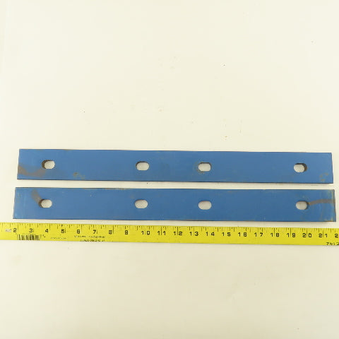 Gorbel 2" x 20" Steel Flat Mending Bracket 3/8" Thick Lot Of 2