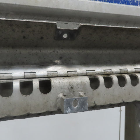 Aluminum Semi Truck Cab Rack Headache W/Chain Hangers & Window Cut Out