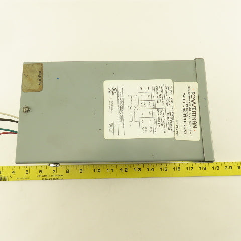 Powertran PTN102-750 0.75 kva Transformer 1ph Type FB 480/240 HV 240/120LV