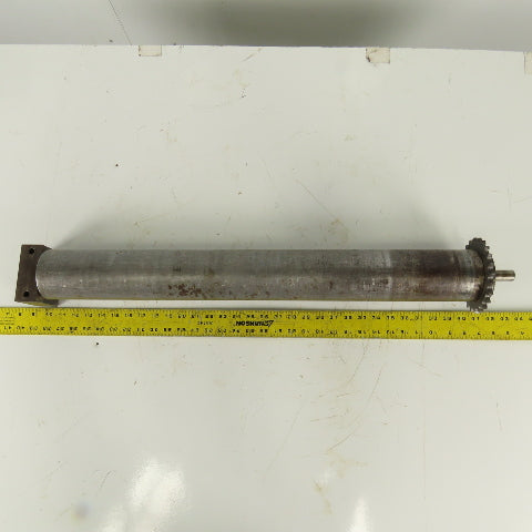 Heavy Duty Chain Driven Power Conveyor Roller 3-1/2" Diameter x 33-1/2" OAL