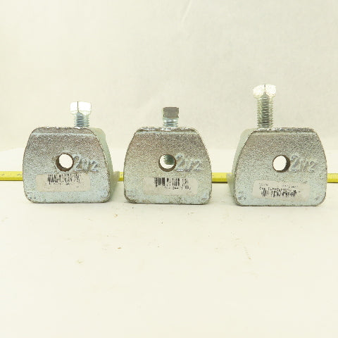 Unistrut RP2894-50 1/2" Hot Dip Galvanized Beam Clamp Hanger Lot Of 3