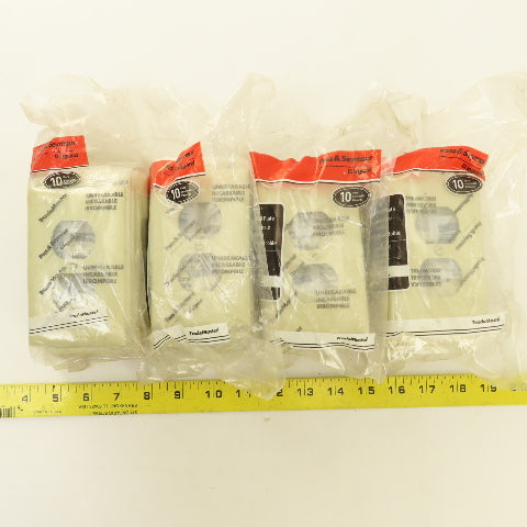Pass Seymour TP8ICP10 1 Gang Single Duplex Outlet Wall Plat Ivory Lot Of 40
