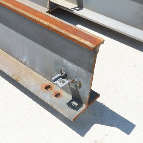 16" x 3-1/2" I Beam Monorail Overhead Hoist Rail Underhung 658 Total Feet