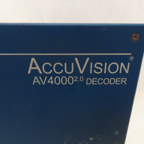 Accu-Sort AV4000 2.0 Accu Vision Barcode Decoder Scanner Control Parts/Repair