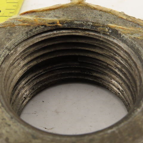 1-1/2"-8 Slotted Locknut 2-5/8" Across Flats 1-3/16" Thick