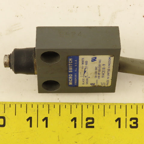 Micro Switch 914CE18-9 Push Button Limit Switch 5A-250VAC
