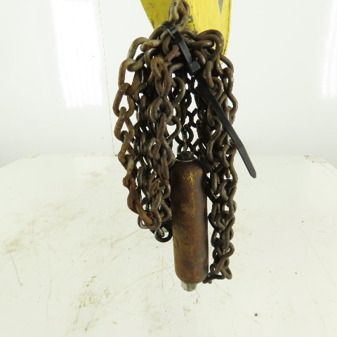 Budgit 112711 500LB 16 FPM 12' Lift Electric Roller Chain Hoist 440V 3 Phase
