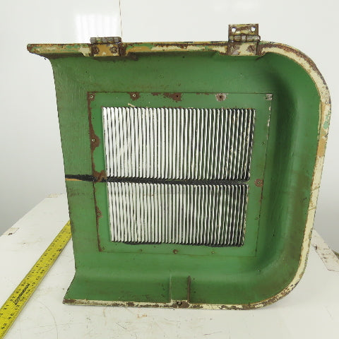 22" x 22" x 4" Rounded Heavy Cast Iron Machine Half Guard Door
