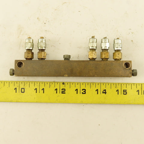 IM21 Lubricator Manifold 10 Port 5/16" Ports