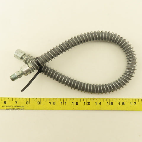 1/4" Male NPT x 3/8" Female Swivel LP Gas Hose 24" Hose