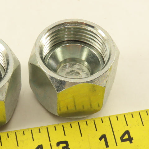 Parker Hannifin 12 FNTX-S SAE -12 JIC Flare Cap 1-1/16-12 Lot Of 3