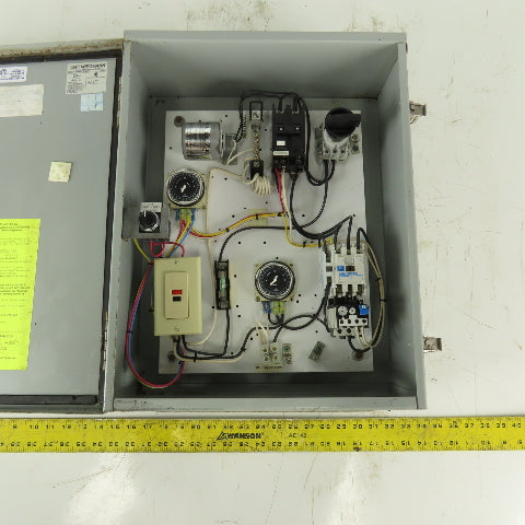Wiegman 8106016 Wall Mount Electrical Enclosure W/Back Plate & Extras 20"x16"x6"