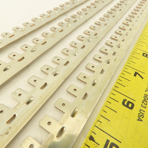 Multi Conductor Male Spade Wire Terminal Connector Strip 45 Per Strip 4 Strips