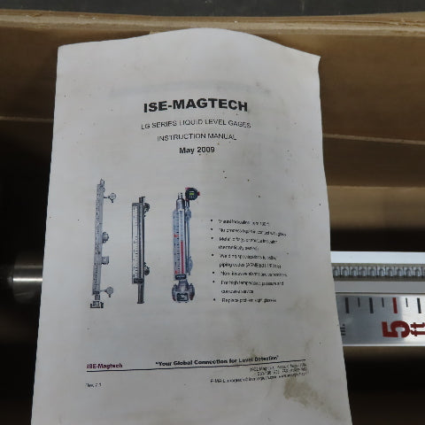 Magtech Model LG6C-1 #150 1.00-212-15-69.000IN-(FS)(WN) Liquid Level Gauge 69"