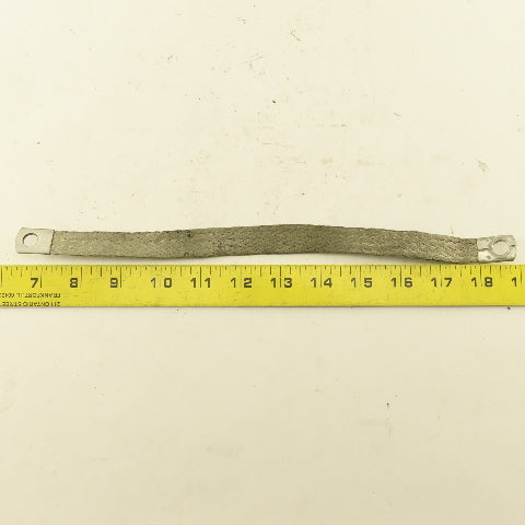 5/8" x 12" Braided Tin Coated Copper Grounding Strap