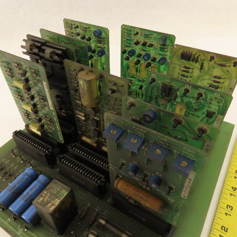 Gettys Circuit Board Card Holder Chassis Motherboard 25 Slot 10 Cards