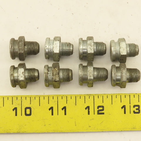 1/8" NPT Spring Ball Valve Single Point Lubricator Button Fitting Lot Of 8