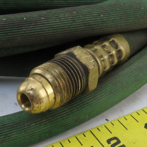25' Argon Gas Hose for MIG/TIG Flowmeter 1/4" 5/8"X18 Male, Inert Hose