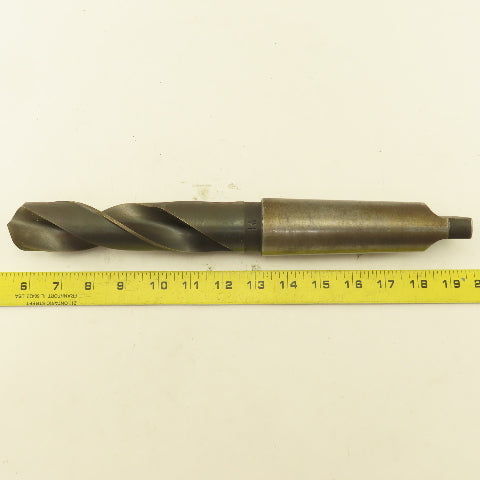 National 1-9/16" Twist Drill 2 Flute Morse Taper #5 MT5 14" OAL 118° Point