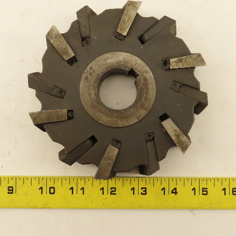 5-5/8"OD x 1.041" Wide Staggered Tooth Slot Side Mill Cutter 1-1/4" Arbor